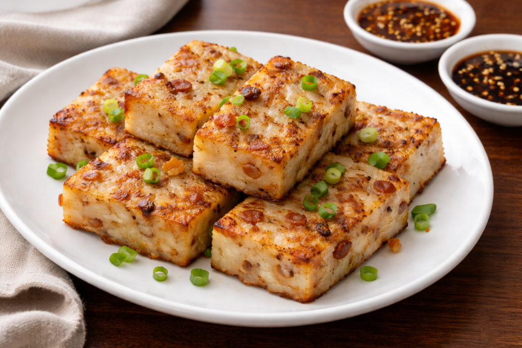 lo bok go on a plate